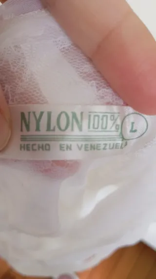 Combinación vintage encaje blanco