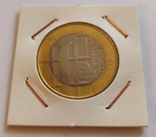 5 Monedas de 3€ Eslovenia, años 2008 a 2012