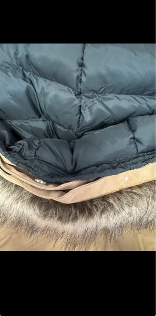 Parka Columbia Hombre Plumas Marrón