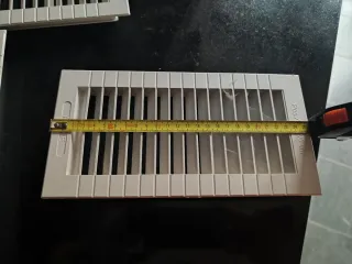 Rejillas de ventilación blancas