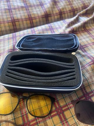 Gafas con clip para sol y visión nocturna