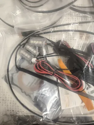 Luz ambiental LED para coche Bluetooth