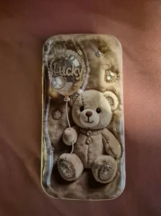 Funda Samsung galaxy S24 FE Oso con Globo Lucky