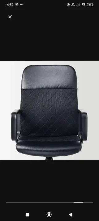 Silla de escritorio negra