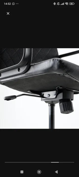 Silla de escritorio negra