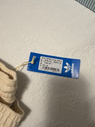 Pantalón chándal Adidas Beige Verde Talla xs