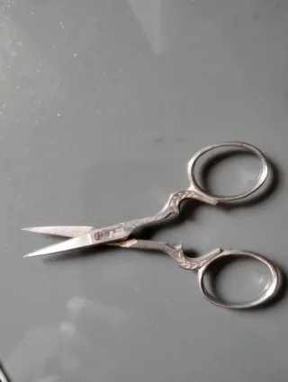 Tijeras bordar antiguas decoradas
