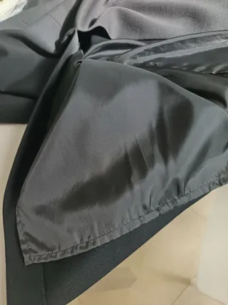 Gonna tubino nera Tg 48 con spacco