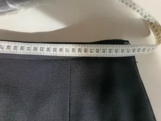 Gonna tubino nera Tg 48 con spacco