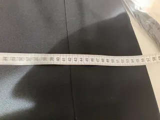 Gonna tubino nera Tg 48 con spacco