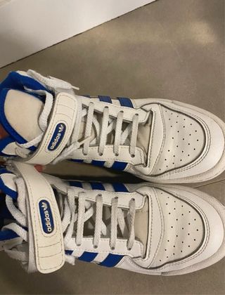 Adidas Forum Mid Blancas y Azules