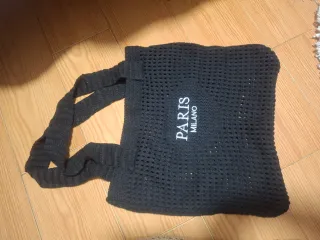 Bolso de playa o viaje negro