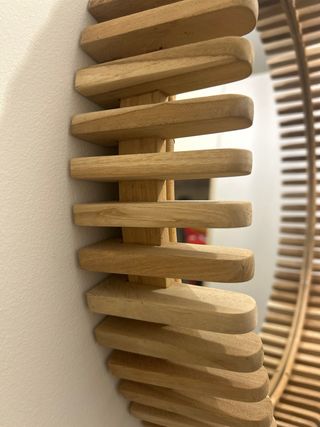 Espejo Redondo Madera Maison du Monde