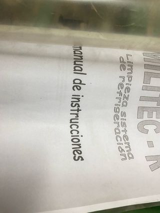 Máquina Limpieza Radiador MILITEC-R