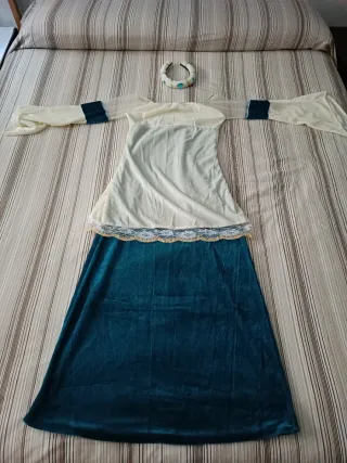 Disfraz Dama Medieval Niña Talla 10-12 años