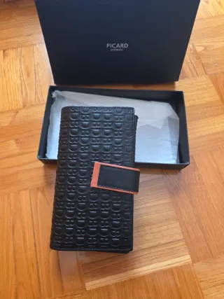 Cartera Picard Mujer Negra y Naranja