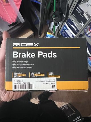 Disco y pastillas de Freno RIDEX