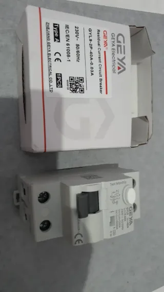 Interruptor Diferencial RCCB Tipo AC 2P 80A 300mA