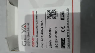 Interruptor Diferencial RCCB Tipo AC 2P 80A 300mA