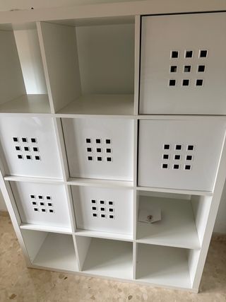 2 Estanterías Cubo Ikea Blancas