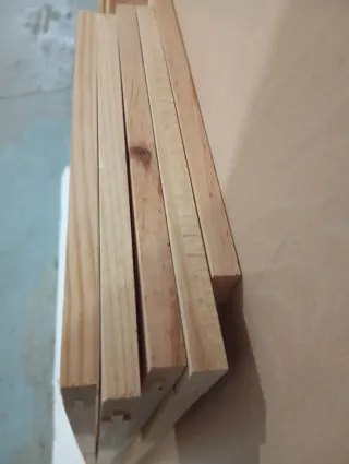 Estantería de madera de 5 baldas