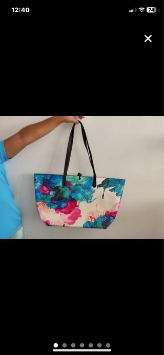 Bolso Desigual grande estampado floral