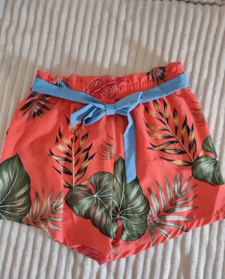 Pantalones cortos tropicales talla única
