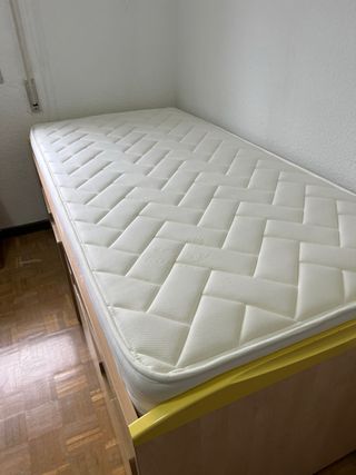 Cama nido madera fresno con colchón nuevo