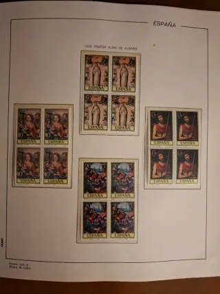 Álbum Sellos España 1979-1986 Bloque 4