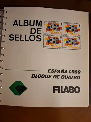 Álbum Sellos España 1979-1986 Bloque 4