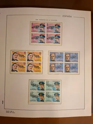 Álbum Sellos España 1979-1986 Bloque 4