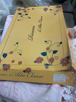 Copriletto matrimoniale vintage rosa