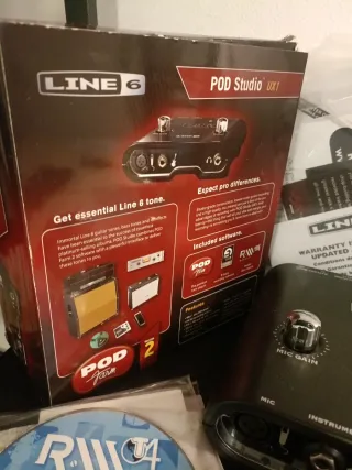Line 6 POD Studio UX1 Interfaz Guitarra y voz.