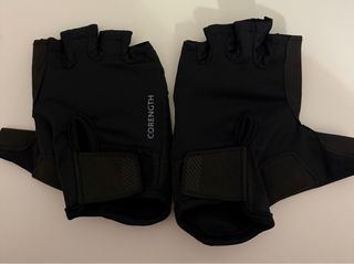 Guantes Gimnasio musculación Negro talla s unisex