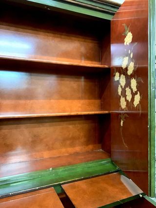 Mueble Oriental Vintage Madera y Metal