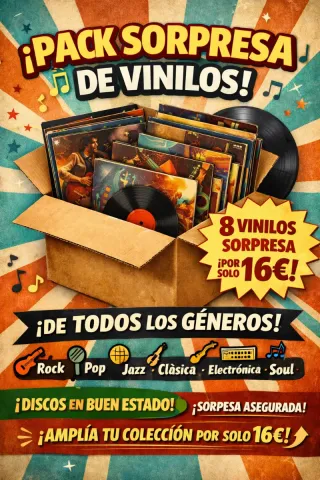 Pack Sorpresa de Vinilos -8 Discos Lp +2 sencillos