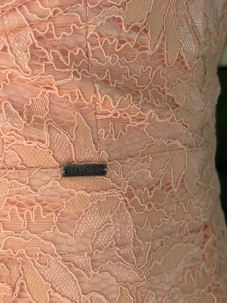 Guess Vestito Pizzo Rosa Taglia XS