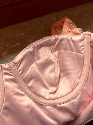 Guess Vestito Pizzo Rosa Taglia XS