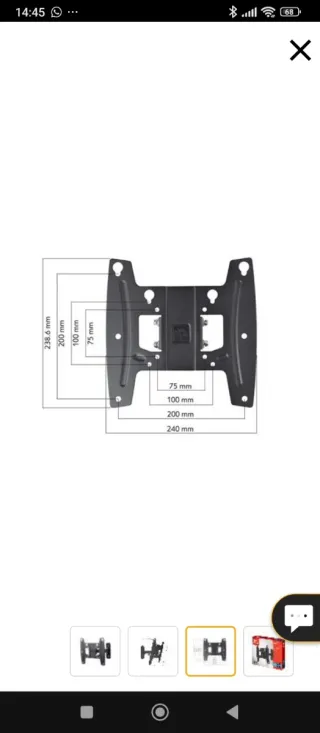 Soporte Pared TV ONE FOR ALL