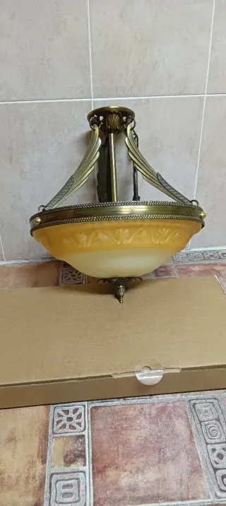 Conjunto 2 Lámparas y Lámpara Techo