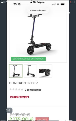 Dualtron Spider Patinete Eléctrico