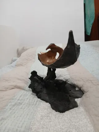 Barca de Caronte Escultura Bronce