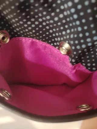 Bolso bandolera Tous negro y gris