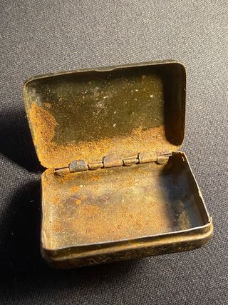 Antigua caja metálica Pastillas Verkos Zaragoza