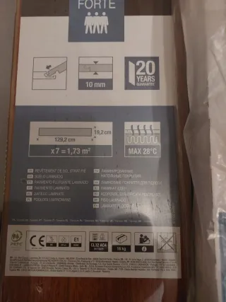 Tarima flotante madera