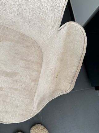 6 Sillas Comedor Tela y Madera