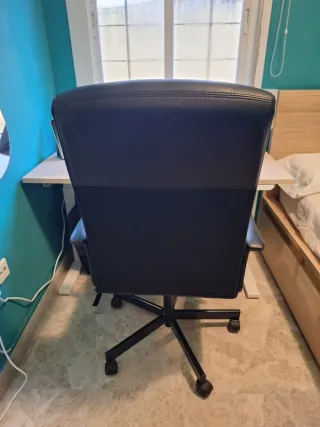 Silla de escritorio/estudio negra