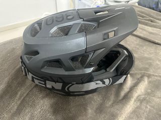 Casco Moto Cross 360 Negro/Gris