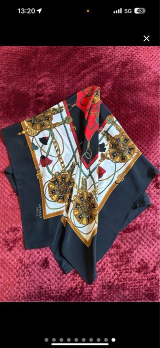 HERMES PAÑUELO SEDA MUJER