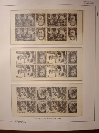 Álbum Sellos nuevos España 1979-1986 bloque 4